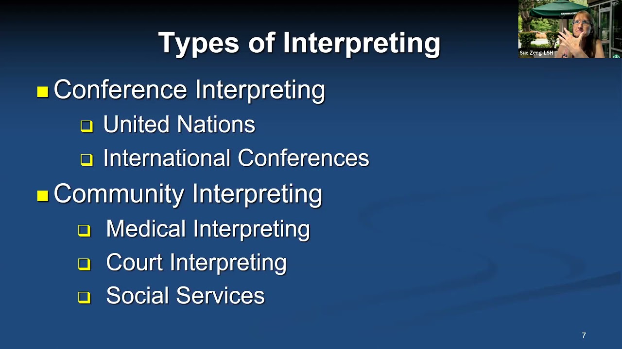 Community interpretation services