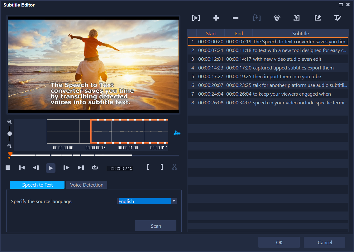 Subtitle proofreading and editing services